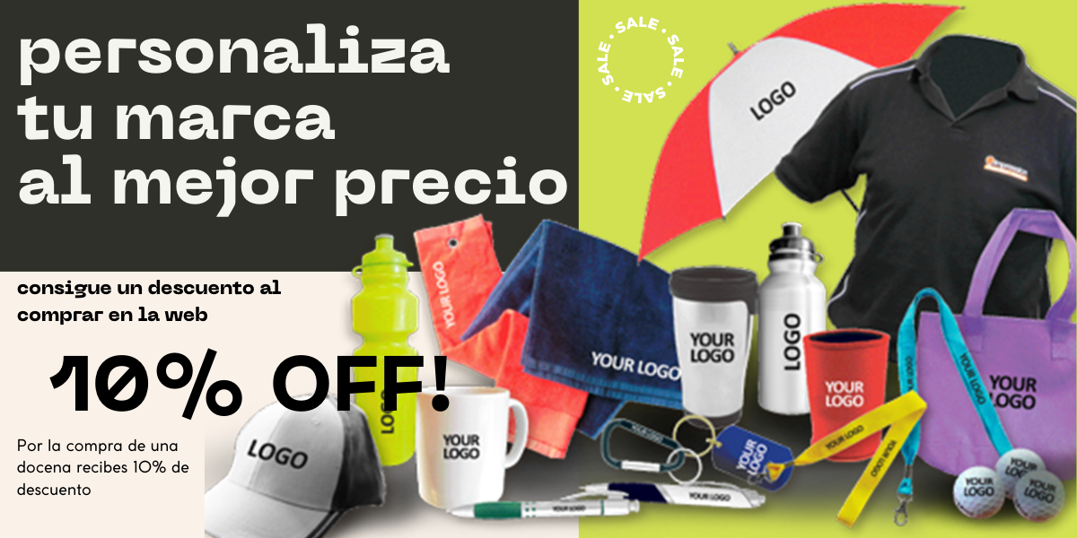 Personaliza tu marca al mejor precio — 10% OFF