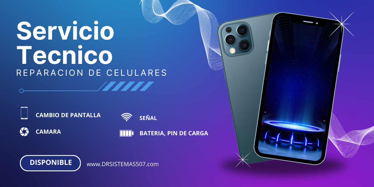 Reparación de celulares: cambio de pantalla, cámara, señal, batería y pin de carga